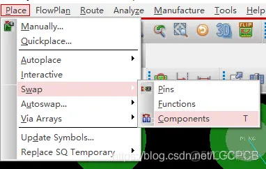 Cadence Allegro在PCB中如何快速交换器件位置？_Cadence 17.2_02